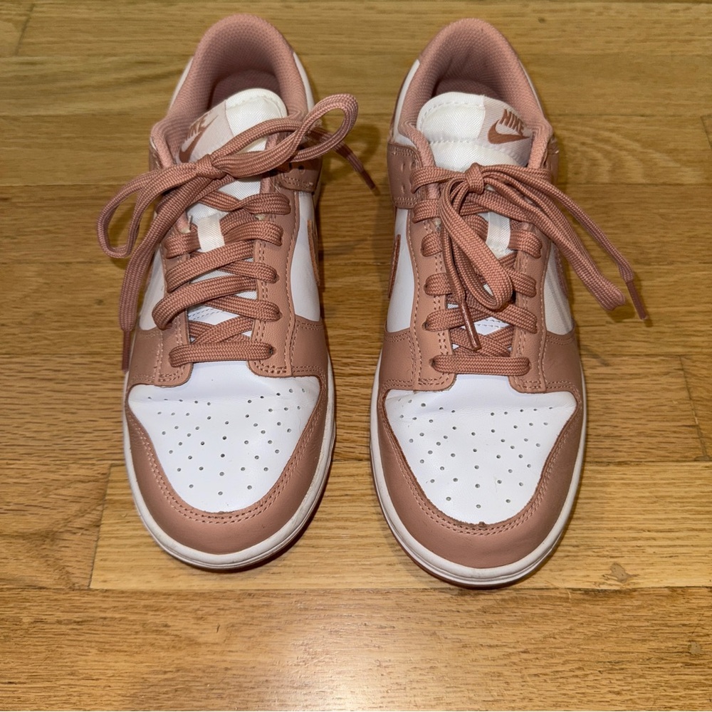 Nike Dunk Low Sneakers Size 8 Rose Whisper - Picture 2 of 9